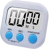 Houdian Large LCD Display Digital Cooking Timer Kitchen Timer with Countdown and Stopwatch. Cooking, Fitness,