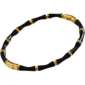 Bamboo Style Stainless Steel Bracelet for Girls & Women | Premium Minimalist Bangle | Bracelet Fashion Accessory | Anti-Tarnish, Waterproof Jewellery