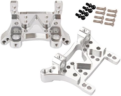 Yiguo 2pcs Aluminum A580021/A580022 Front/Rear Shock Absorber Board for 1/18 WL toys A949 A959 A969 A979 K929 Upgrade Parts Silver