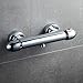 Produktbild BONADE Thermostat Brausearmatur Bad Brausemischer Brausethermostat Armatur Duscharmatur Duschthermostat Chrom Wasserhahn Badezimmer Badewanne Dusche Mischbatterie