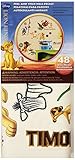 Stickers repositionnables multi-éléments Le Roi Lion Disney