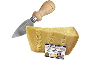 YESEATIS Azienda Agricola BONAT - Parmigiano Reggiano 14/16 Mesi 1Kg + Coltellino in Acciaio INOX