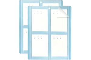 ZINUEEN 2 x 2 tappetini per carte di credito Cricut Explore & Cricut Maker, 4 in 1, tappetino da taglio per carte Cricut Maker Card Cutting Mat, tappetino riutilizzabile per carte di credito veloce per creare