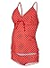 Mamalicious Women's Doris Polka Dot Maternity Tankini, White (Snow White), 10 (Manufacturer Size:Small)