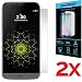 Produktbild LG G5 - SET 2X - Film Panzerglas Glas Schutzglas Hartglas für LG G5 5.3 zoll H850 - Wi-Fi Lte 4G Dual Sim 2,5D 9H Panzerfolie Schutz Folie Tempered Glass Touch Display + 1 trockenen Tuch + 1 feuchtes Tuch + Kunststoffverpackungen