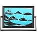 Produktbild lilyshome beweglichen Sand Bild. 17,8 x 12,7 cm Rahmen. Blau
