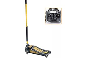 JHONSORR GERMANY DESIGN Crick Cric Sollevatore Auto Martinetto Idraulico 4 Tonnellate Professionale per Auto Assetto Basso Ribassato