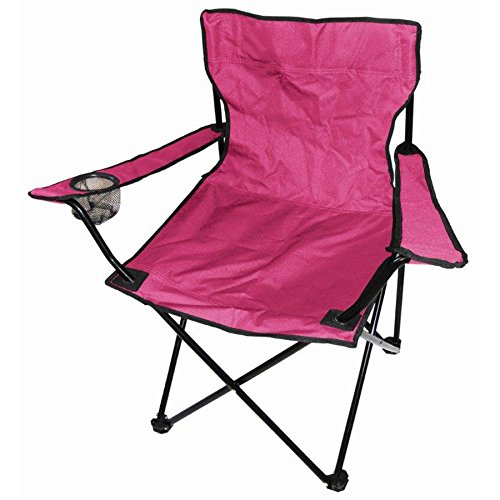 Faltstuhl Pink Rosa Campingstuhl Anglerstuhl Getränkehalter Anglersessel