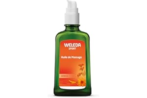 WELEDA - Huile de Massage à l'Arnica - Préparation et récupération sportives - Nourrit, assouplit et tonifie la peau - Pour les sportifs avant ou après l'effort physique - NATRUE* - Bio** - Vegan*** - 100 ml