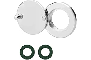 BOXOB Türspion Abdeckung, Türlochabdeckung mit Selbstklebendem Installationswerkzeug Door Peephole Cover für Zuhause Hotel Schlafsaal Büro Gucklochschutz (Silber)