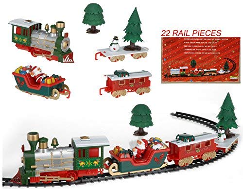 Viscio Trading 172492 Tren de Navidad, plástico, 90 x 42 x 1 cm