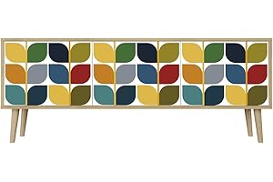 HEALANCY BIOMEDICAL HEALANCY Mobile TV Mobile Porta Televisore a 3 ante Tavolo da Soggiorno TV Soggiorno Armadio Moderno per TV Porta TV con mobili contenitori Mensola TV Design moderno