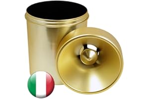 Euposia Spittoon - Sputacchiera - Crachoir - Spucknapf - Escupidera -Professionale in Plastica - Modello Cone 10 - capacità 1 lt. - By Full Gold (Oro), 1