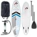 Produktbild F2 Boardsports F2 TEAM aufblasbar SUP Stand Up Paddle Brett - iSUP Paddleboard mit Kajak Sitz, Paddel, und Reparatursatz Zubehör - 10.5"