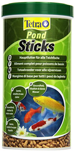 Tetra Pond Sticks (Hauptfutter für alle Gartenteichfische in Form von schwimmfähigen Sticks), 1 Liter Dose