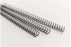 GBC IB165122 - Canutillo 21 anillas WIRE paso US 8 mm (caja 100) color negro