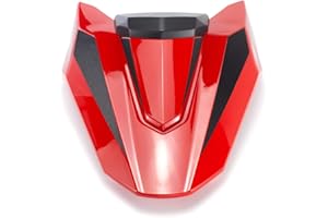 Modeer para Honda CB650R CBR650R 2019 2020 Motocicleta ABS plástico Asiento Trasero Cubierta CB CBR 650R CB650 Cola carenado capó (Rojo)