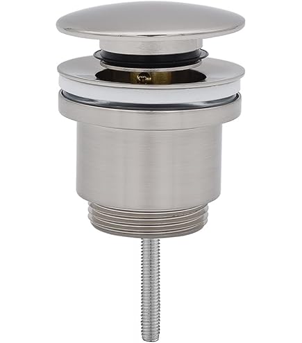 DOJA Barcelona | Piletta Click Clack | 1 Pezzo | 1 1/4" | Diametro 37mm | Tappo Lavabo Bagno Click Clack | Tappo Lavandino Click Clack | Tappi Clic Clac Per Lavabo