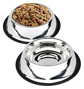 Estilo Stainless Steel Dog Bowls, 32 Oz (Set of 2)