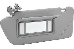 Srum Aletta Parasole Lato Guida Sinistro, Parasole Interno per Auto Tetto Parasole Lato Guida Sinistro di Ricambio per Peugeot 2008 3008 301 308 308S 408 508 C5 8163EG 98158119ZQ 98158116ZQ