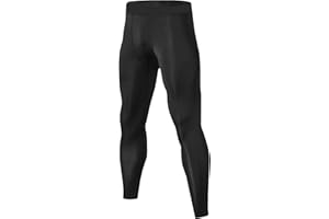 Towintec Męskie spodnie kompresyjne, sportowe legginsy do biegania rajstopy treningowe szybkoschnące warstwa bazowa do koszykówki sportów piłki nożnej siłowni piłki nożnej oddychające majtki