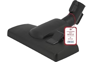 DEGG Brosse de combinée - Compatible avec aspirateurs Miele - 35 mm - Brosse d'aspirateur Miele avec système de clic - Qualité Premium