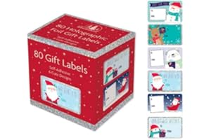 GENERC Tallon Christmas Collection Holographic Adhesive Label (Pack of 80)