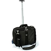 Kensington Contour Laptop Roller Bag - 17 Inch Ergonomic Roller Bag, Laptop Carry On Case with SnugFit Protection System, Bla