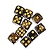 Produktbild Manyo 10pcs Mehrfarbig 6 Seitige Würfel, leicht und tragbar, perfekt für Brettspiel, Club und Bar Spiel Tool, Familienspiel, Math Teaching. (7)