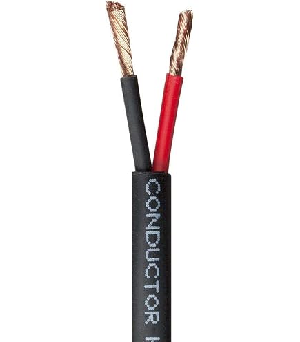 JAVEX CPR Construction In-Wall-Use 13 AWG OFC Speaker Wire 2x2.5MM2 [ 315x0.10mm Oxygen-Free Copper 99.9%] for Home Theater and Audio Systems Installation, Transparent 15.5M