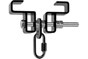 ‎SELEWARE SELEWARE Steel I Beam Heavy Bag Hanger, Heavy Duty I-Beam Clamp Boxsack Halterung Boxsack Aufhängung Deckenbefestigung Gym Muay Thai Training, Heavy Bag Mount Boxing Punching Bag Hanger