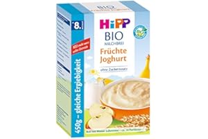 Hipp Bio-Milchbrei Früchte Joghurt, 2er Pack (2 x 450g)