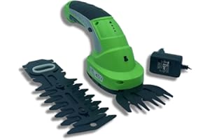 STARLYF Decespugliatore a batteria 2-in-1 Hedger, senza fili, tosatrice e potatore senza cavo per il giardino, forbici potatura elettriche, tagliasiepi a batteria, arbusti e decorazioni
