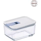 Orchid Neoflam Perfect Seal dikd&ouml;rtgen cam saklama kabı, kapaklı, mikrodalga fırın, fırına uygun, 500 ml