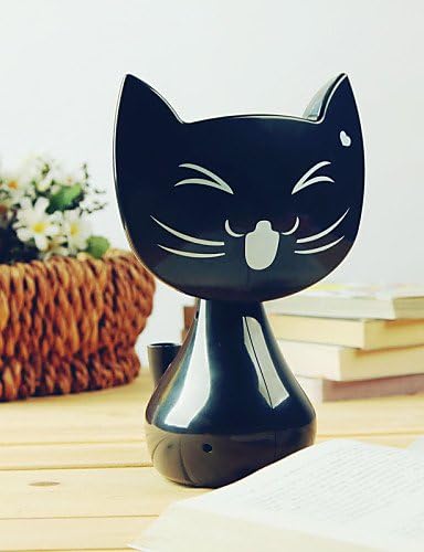 ShangYi 16*23CM Creative Hello Kitty Usb Charging Lamp Computer Desktop Furnishing Articles A Night Light Lamp Light Led , 220v-black