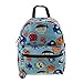 Produktbild FakeFace® Neu Rucksack Schultasche Schulrucksack Handtasche Retro Canvas Unisex Tasche Reisetasche klein Blau