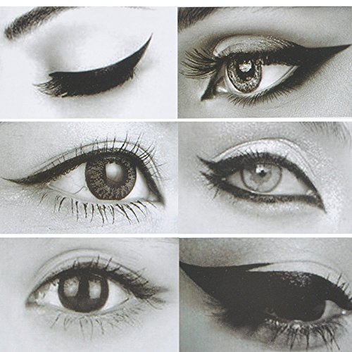 NALATI 6 in 1 Schablonen für perfekte Katze Eyeliner und Smokey Augen Make-up Werkzeug – weich - 5