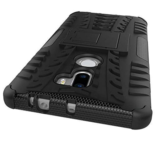 Xiaomi Mi5S Plus Funda   Heavy Duty  H  brida Rugged Armor Case Choque Absorci  n Protecci  n Dual Layer Bumper Carcasa con pata de Cabra para Xiaomi Mi5S Plus Negro