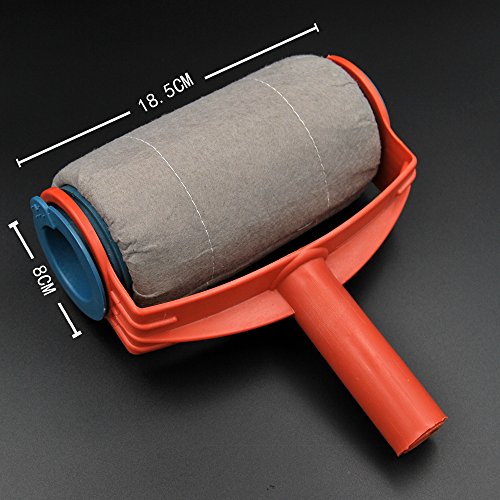 MagiDeal Haus Dekor DIY Wand Malerei Bürstenwalze Malwerkzeug Plastik Becher Rohrsatz - 3