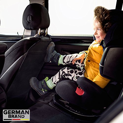 terraDrive® Premium Rückenlehnenschutz | Hochwertiger Auto Rücksitzschoner und Kinder Trittschutz | Rücklehnenschutz, Kickmatte – universell für alle Autositze | Mit GRATIS Mikrofaser-Schwamm - 5
