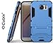 Cubix Robot Case For Galaxy S7 Case Back Cover Uv Coated Slim Hybrid Defender Bumper Shock Proof Case Armor Cover With Stand For Galaxy S7 Blue RS.399.00