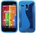 Produktbild ENERGMiX Silikon Hülle kompatibel mit Motorola Moto G (1.Gen.) Schutzhülle Case Cover Gel in Blau