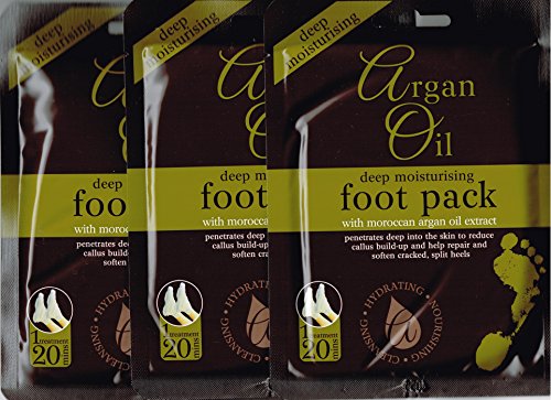 Multi Pack Deep Moisturising Foot Pack with Morrocan Argan Oil Extract