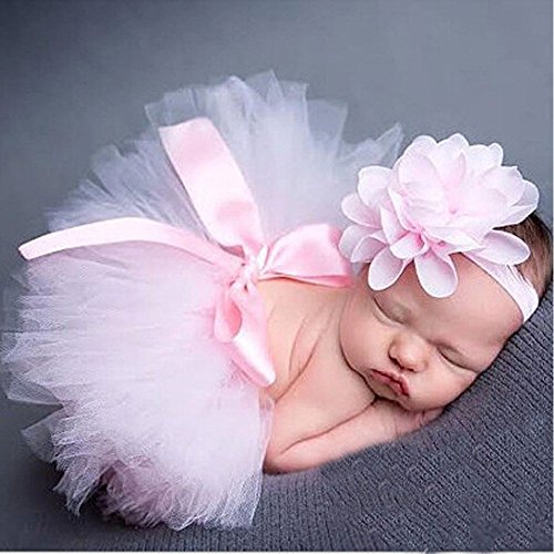 Botetrade Newborn Baby Girls Skirt Tutu Clothes Knitted Crochet Photo Prop Outfits