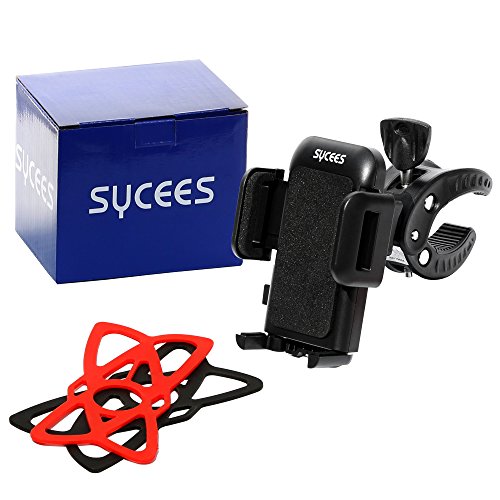 Fahrrad Handyhalterung, SYCEES Universal drehbar Handyhalter Fahrrad Handy Halterung verstellbar für das Smartphones wie iPhone 7 7plus / 6 6s plus / 5 5s 5c - 7