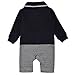 ZOEREA Baby Boys Romper Suits Bow Tie Baptism Wedding Tuxedo Jumpsuit Cotton 0-18 Months