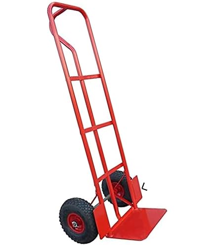 Diable Pliable Aluminium Meister 200kg - Poignée Triple Réglable, Roues Caoutchouc - Transport Lourd