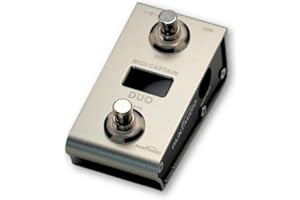 PAINTAUDIO Paint Audio MIDI Captain DUO Controlador de pie multiefectos teclados sintetizador USB-MIDI DAW DSP Software USB-HID, compatible con interruptor multiestado para ciclismo (MIDI Captain DUO)