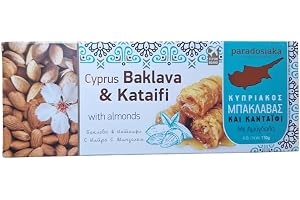 1 x Baklava Kataifi Cyperns bakverk med honung och mandlar Paradosiaka - 1 x 110 g