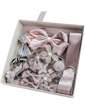 XY Fancy Mädchen Süße Bogen Haarspangen Haarbänder Pferdeschwanz Halter Gummibänder Zubehör Set Weihnachten Geburtstag...